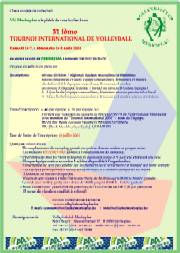 Information Tournoi de volleyball 2004 - PDF