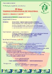Information Tournoi de volleyball 2005 - PDF