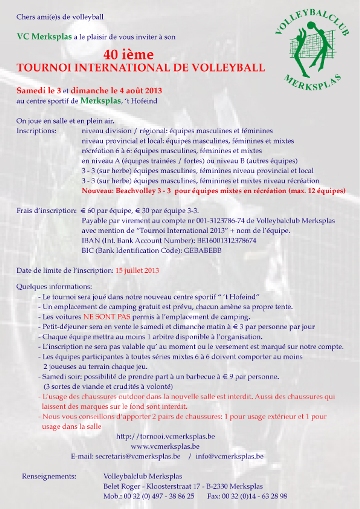 Information Tournoi de volleyball 2013 - PDF